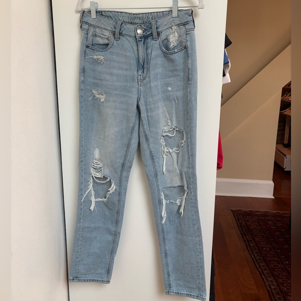 American Eagle Outfitters Blue Straight Leg Jeans